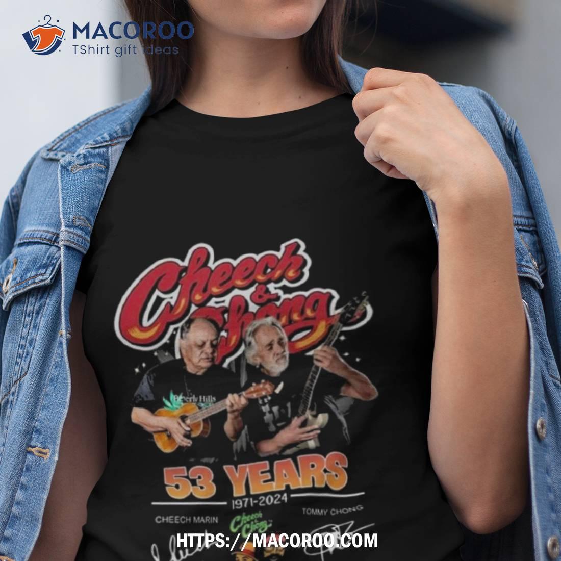 Cheech & Chong 53 Years 1971 – 2024 Thank You For The Memories Signatures T Shirt Cheech & Chong 53 Years 1971 – 2024 Thank You For The Memories Signatures T Shirt