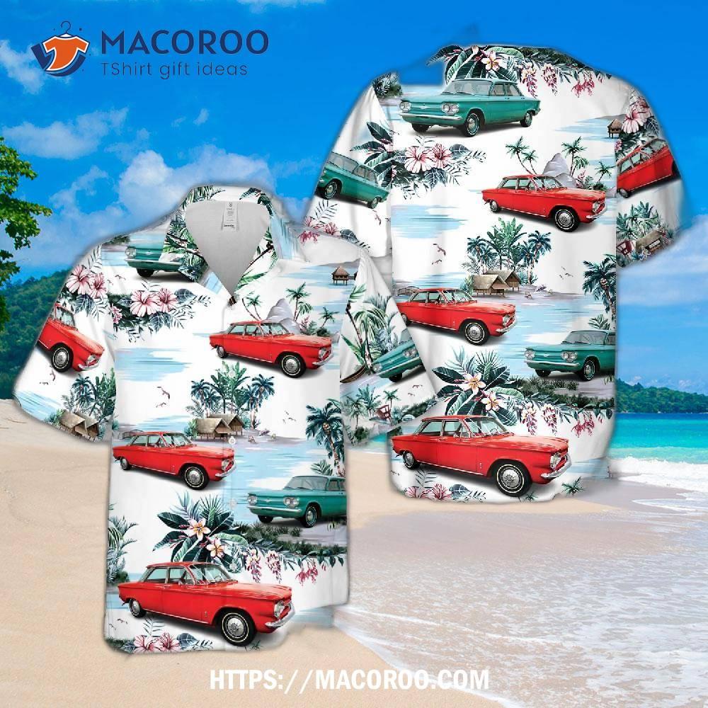 Chevrolet Corvair 1961 Hawaiian Shirt Chevrolet Corvair 1961 Hawaiian Shirt