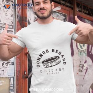 Chicago Blackhawks Connor Bedard 1st Goal Shirt