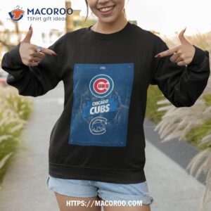 chicago cubs city skyline poster shirt sweatshirt 1