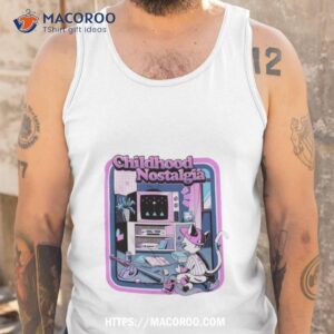 childhood nostalgia blue by tobe fonseca shirt tank top