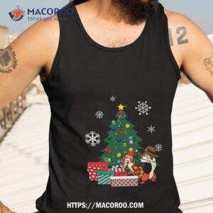 Chip N Dale Around The Christmas Tree Shirt 3 chip n dale around the christmas tree shirt tank top 3