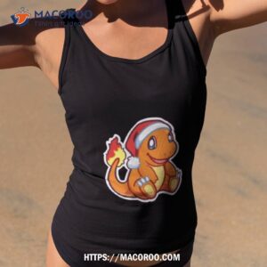 christmas baby fire lizard pokemon shirt tank top 2