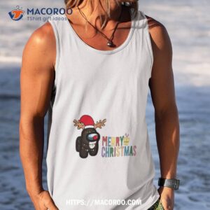 christmas deer shirt tank top