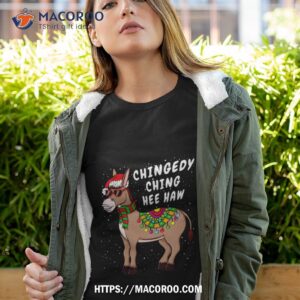 Christmas Donkey American Italian Xmas Shirt