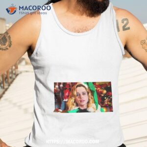 christmas emilia clarke shirt tank top 3