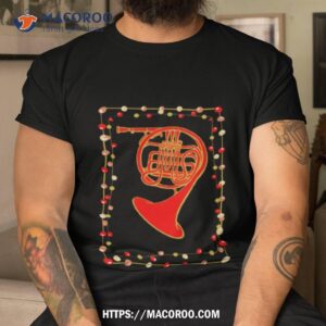 Christmas French Horn Red Shirt