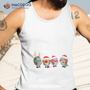 christmas hedgehogs shirt tank top 3