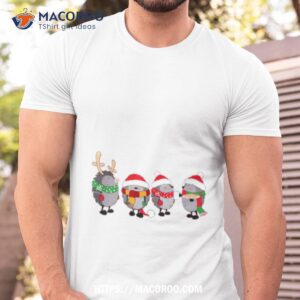 christmas hedgehogs shirt tshirt