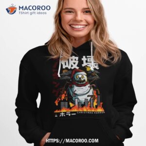 Christmas Horror Movies Terrifying Snow Monster Shirt 1 christmas horror movies terrifying snow monster shirt hoodie 1