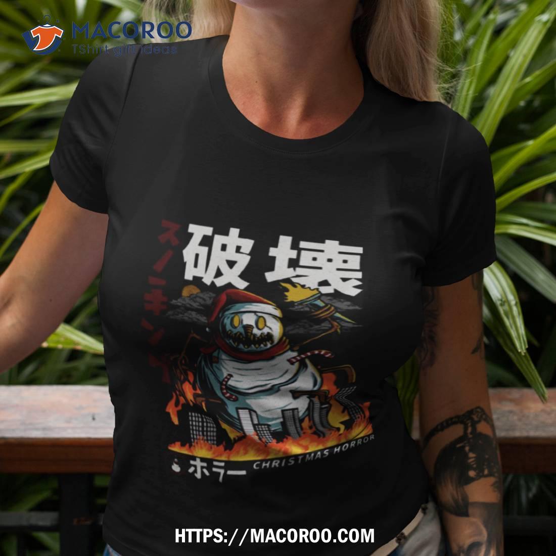 Christmas Horror Movies Terrifying Snow Monster Shirt Christmas Horror Movies Terrifying Snow Monster Shirt