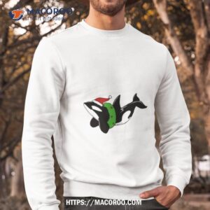 christmas killer whale shirt sweatshirt
