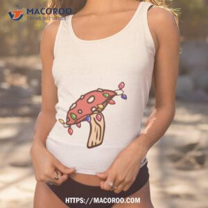 Christmas Lights Wrap A Mushroom Shirt