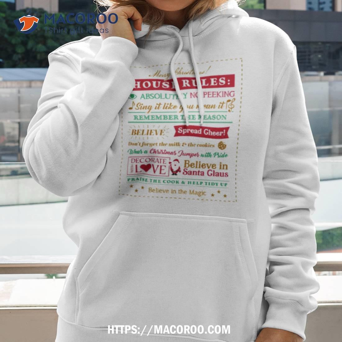 Christmas Rules Cute And Funny Christmas Jumper Shirt Christmas Rules Cute And Funny Christmas Jumper Shirt