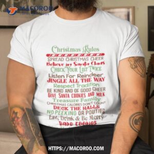 christmas rules shirt tshirt