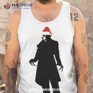 christmas santa nosferatu shirt tank top