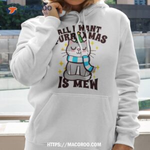 christmas song inspired cute kawaii cat shirt hoodie 2