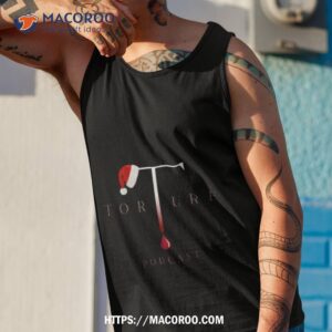 christmas t logo in black shirt tank top 1