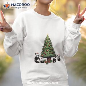 christmas tree pandas shirt sweatshirt 2