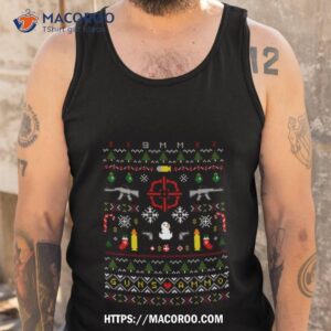 christmas with guns shirt tank top