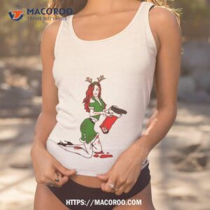 Christmas Zombie Woman Shirt