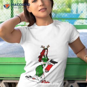 Christmas Zombie Woman Shirt