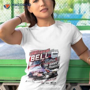 Christopher Bell Checkered Flag Sports White 2023 4ever 400 Presented By Mobil 1 Race Winner T Shirt 3 christopher bell checkered flag sports white 2023 4ever 400 presented by mobil 1 race winner t shirt tshirt 1