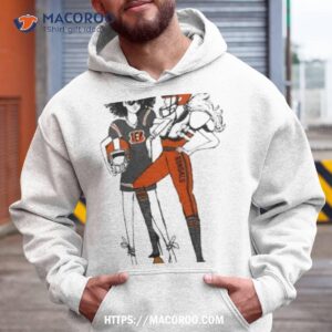 Cincinnati Bengals G Iii 4her By Carl Banks Heather Gray Football Girls T Shirt