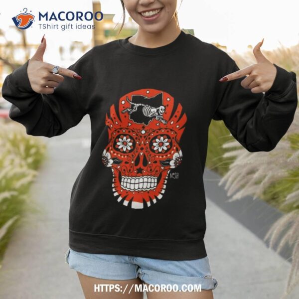 Cincinnati Bengals Sugar Skull T Shirt