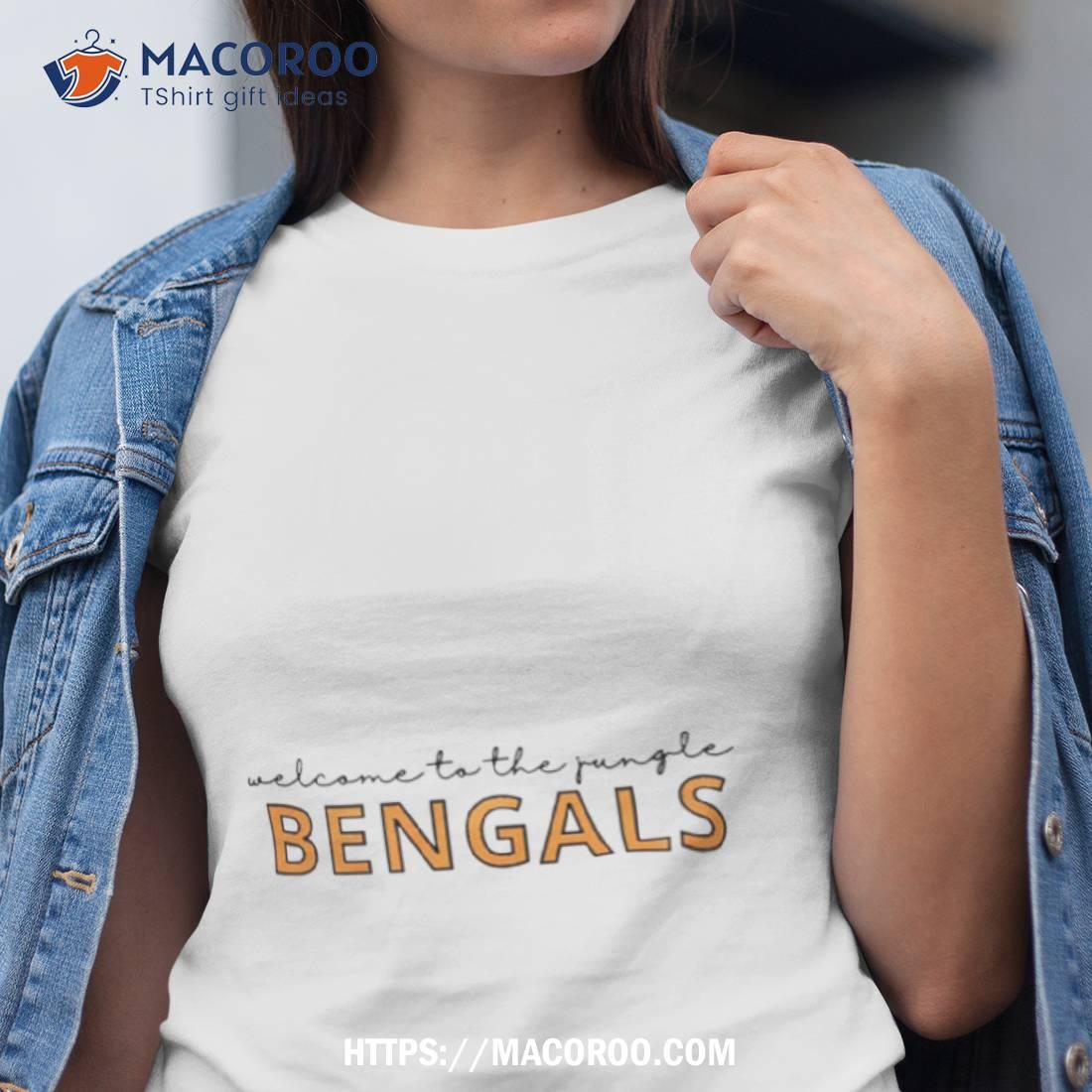 Cincinnati Bengals Welcome To The Jungle Bengal Cats Shirt Cincinnati Bengals Welcome To The Jungle Bengal Cats Shirt