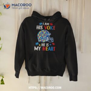 Cleveland Browns Autism Awareness I Am His Voice He Is My Heart 2023 Shirt