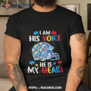 Cleveland Browns Autism Awareness I Am His Voice He Is My Heart 2023 Shirt