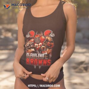 cleveland browns football mascot 2023 vintage t shirt tank top 1