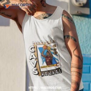 cleveland cavaliers trading card donovan mitchell homage retro shirt tank top 1