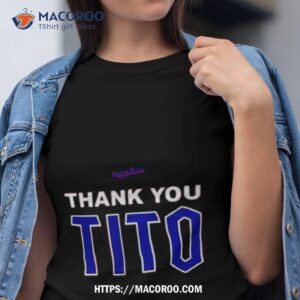 Cleveland Guardians Thank You Tito Shirt