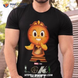 cogsworth x miss minutes marvel studios loki season 2 t shirt tshirt