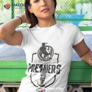 collingwood 2023 premiers wall trophy shirt tshirt 1