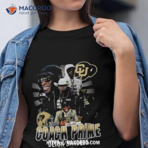 colorado buffaloes coach prime deion sanders signature t shirt tshirt