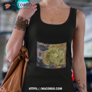 Colored Fantasy Wheel Of Time Map Shirt