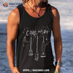 come we fly halloween hocus fall party shirt tank top