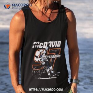 connor mcdavid edmonton oilers 500 level nhl celebration signature t shirt tank top