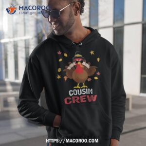 Cousin Crew Turkey Family Thanksgiving Pajamas Matching Gift Shirt