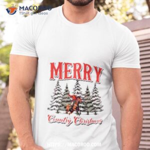 Cowboy Merry Country Christmas Shirt