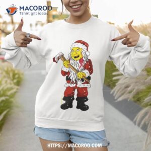crazy santa claus shirt sweatshirt 1