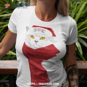 Cream British Shorthair Christmas Cat Shirt