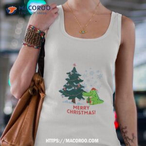 crocodile r christmas shirt tank top 4