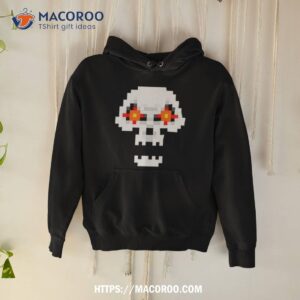 crossing skull logo shirt hoodie