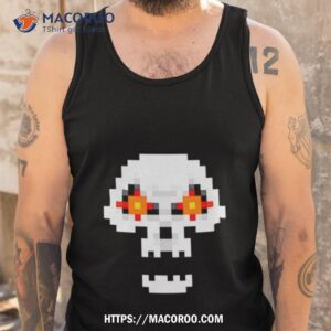 crossing skull logo shirt tank top