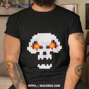 crossing skull logo shirt tshirt