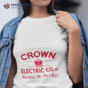 crown electric co memphis 1954 elvis truck colorful shirt tshirt